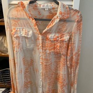 Guess sheer blouse